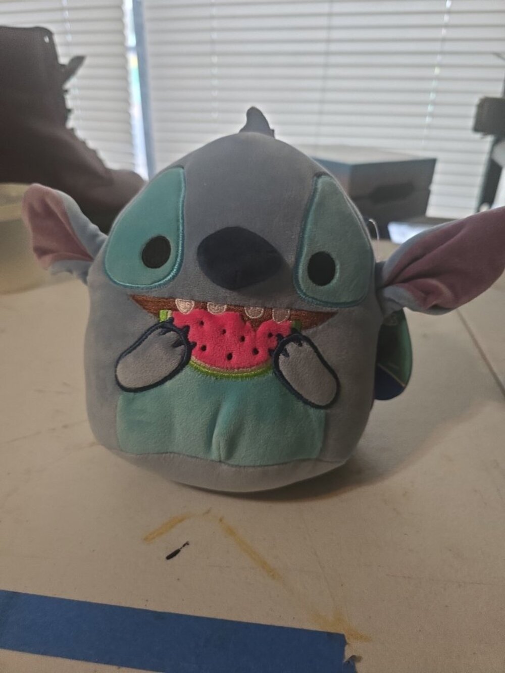 Squishmallows Disney Stitch Eating Watermelon 6.5” Summer Squad 2024 NWT